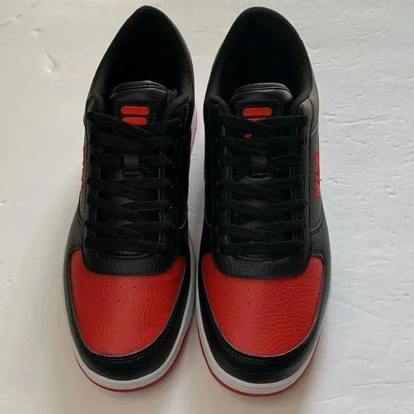 FILA Men’s Sneakers Low Top A-Low Red & Black Sz 11 NWT - Picture 3 of 9